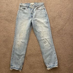 Abercrombie High Rise Mom Jean